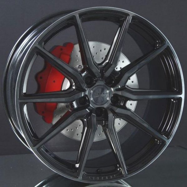 VOSSEN HF3 DOUBLE TINTED GLOSS BLACK 8,5X20