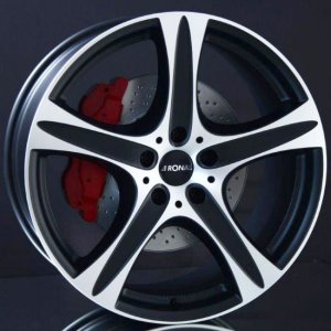 RONAL R55 MATT BLACK/POLISHED 7,5X17