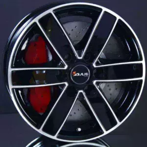 AVUS AC-V61 BLACK POLISHED 7,5X17