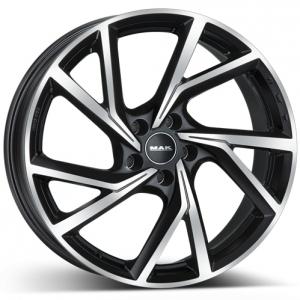 MAK Kassel Black polished 8.5×20 5/112 ET38 B66.5