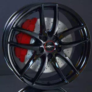 RONAL R46 GLOSS BLACK 7X17